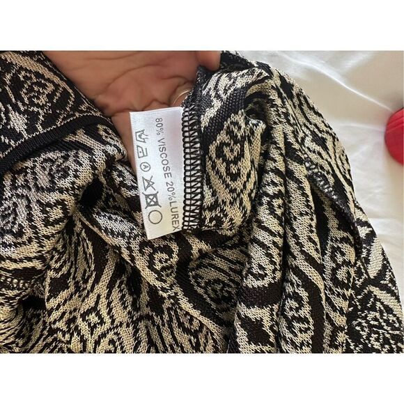 NWT Ekaterina Kukhareva Black Kashan Dress, Size: UK8 (XS/4) - Picture 13 of 13